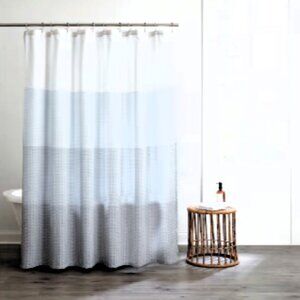 Blue Ombre Polyester Shower Curtain NWOT